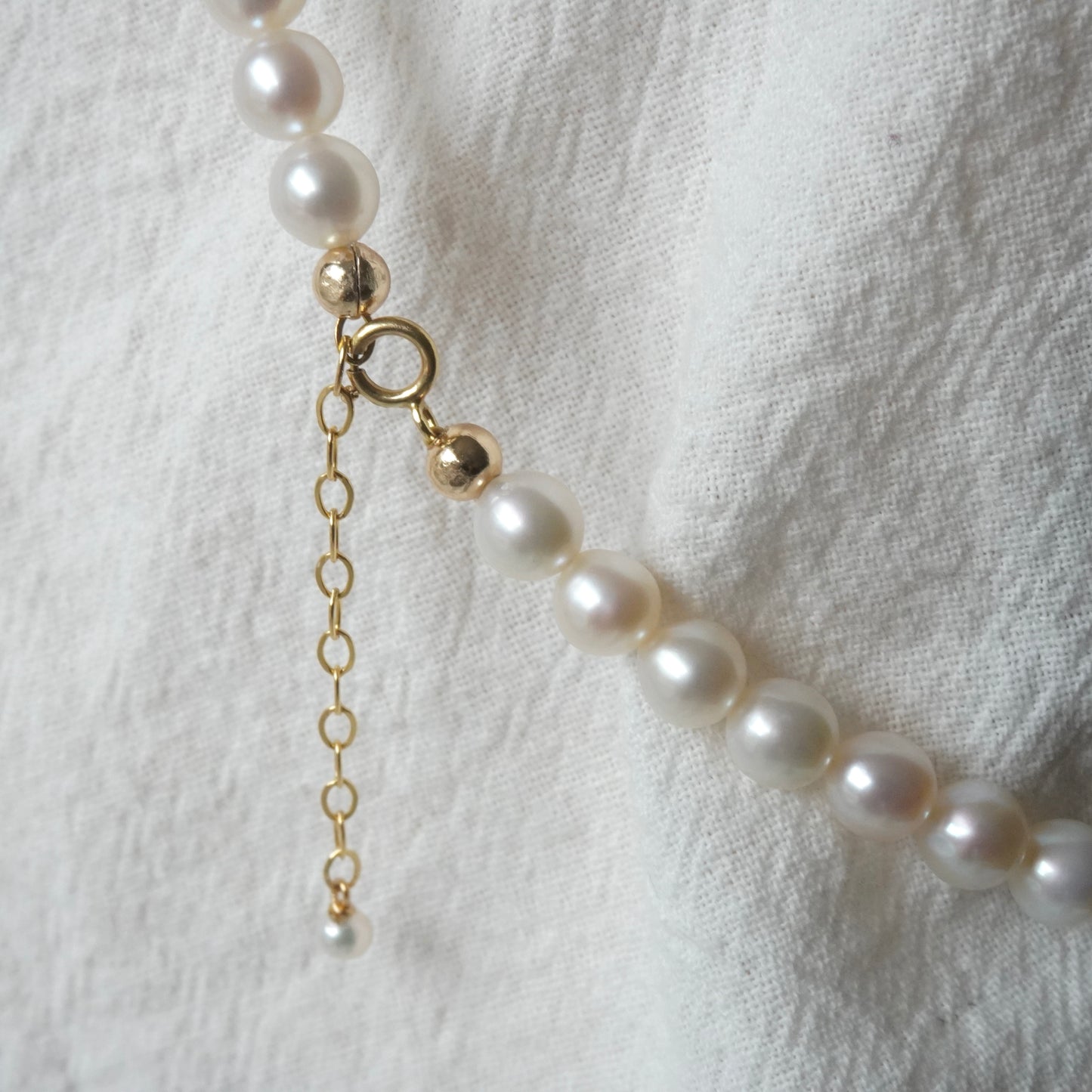 6-6.5mm Pearl Necklace #125