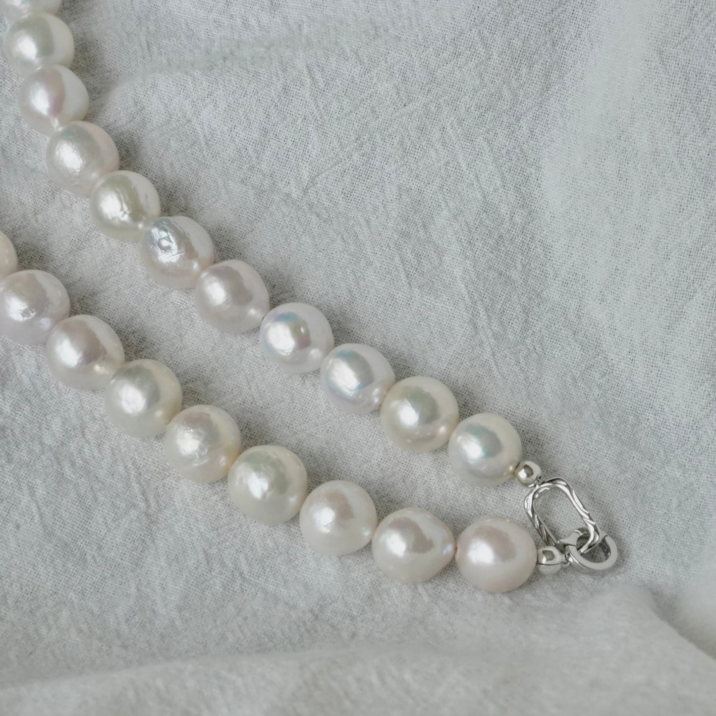 10.5mm-12mm Pearl Necklace #121