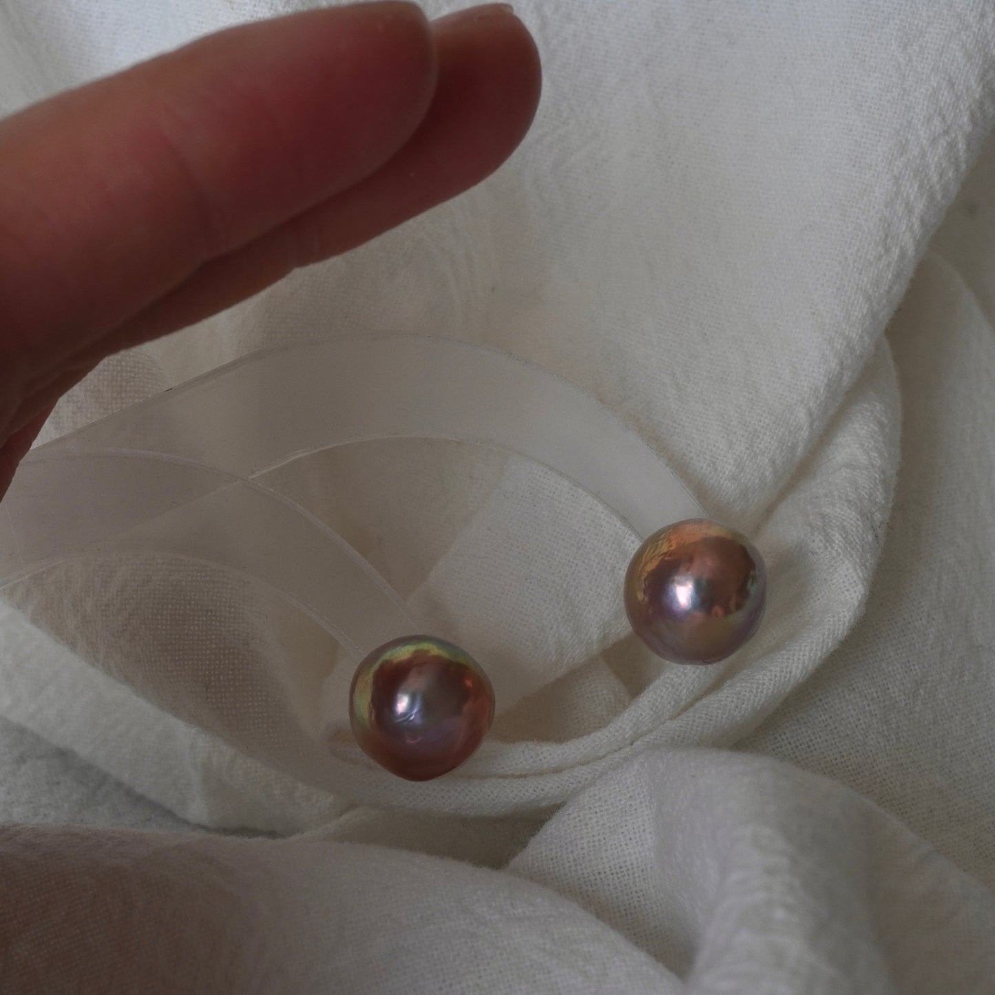 11.5mm-12mm Pearl Earring #95