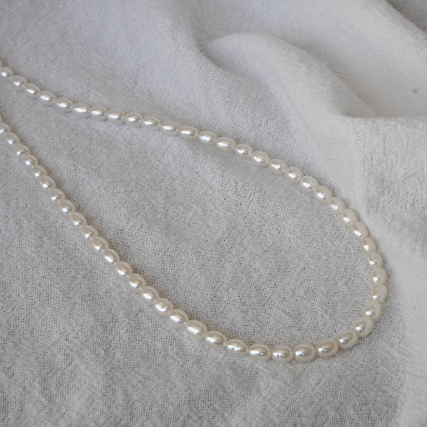 4mm Pearl Necklace #115