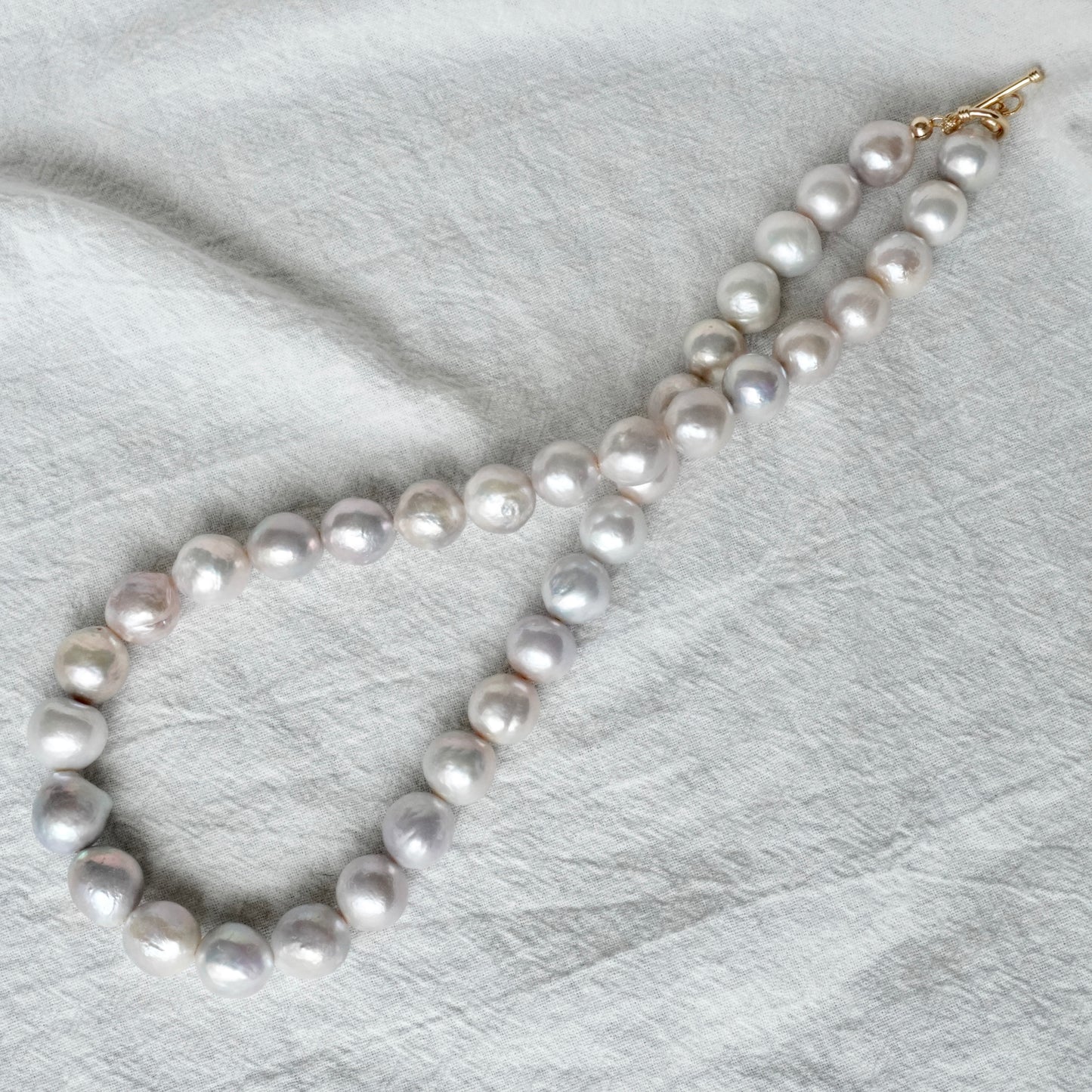 10.5mm-12.5mm Pearl Necklace #122