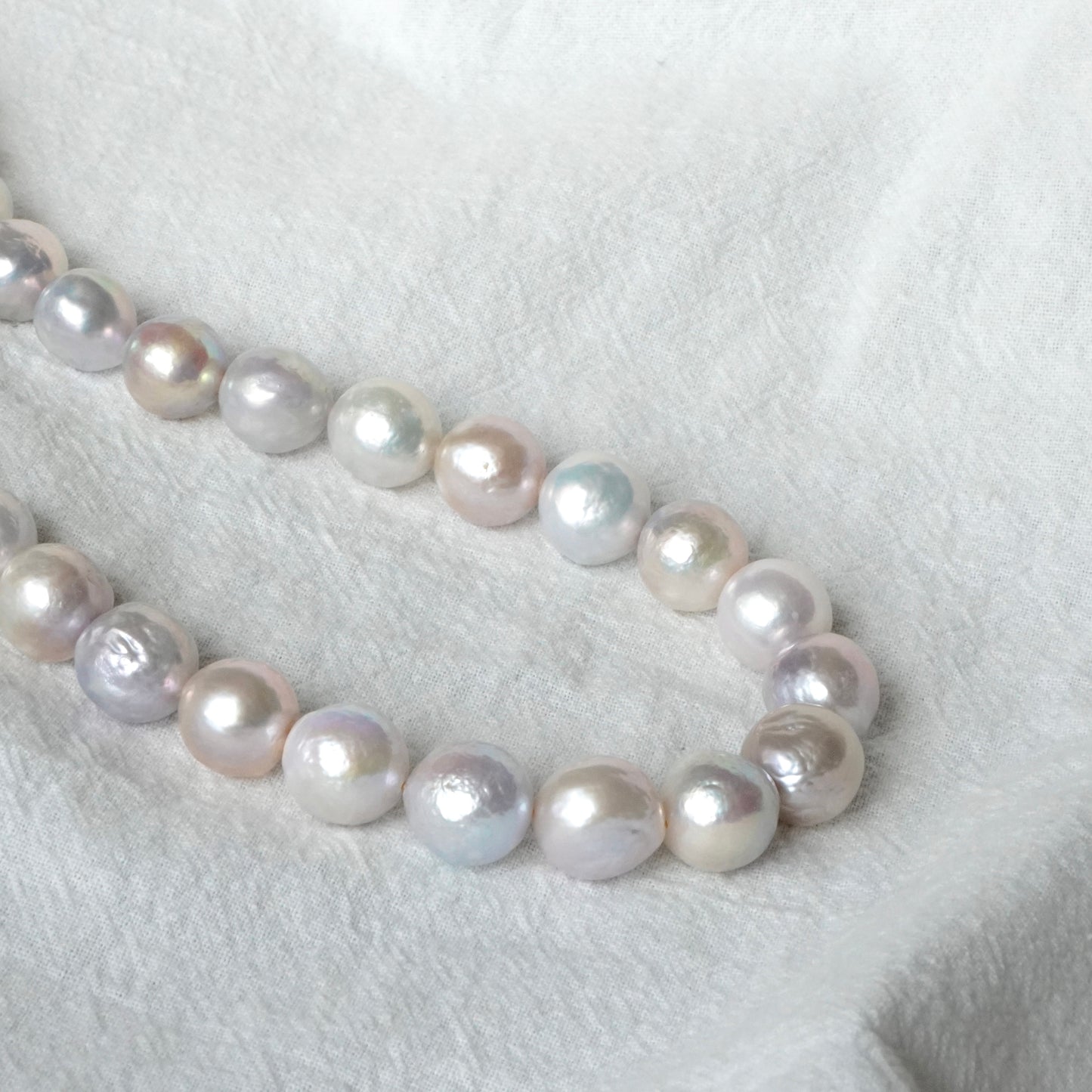 10.5mm-12mm Pearl Necklace #120