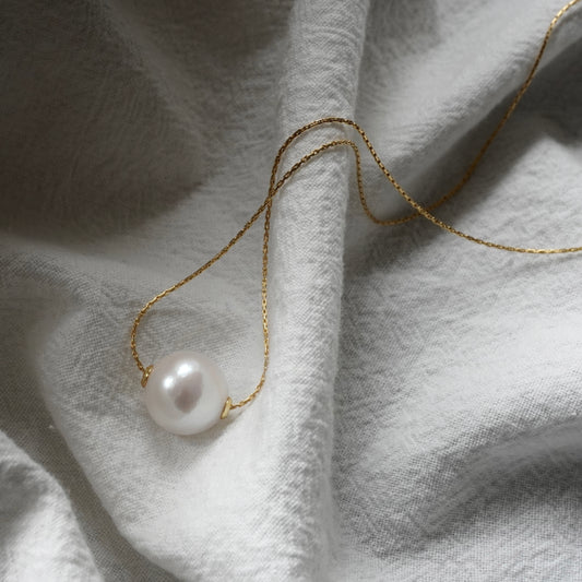 12.3mm Edison Pearl Necklace #3