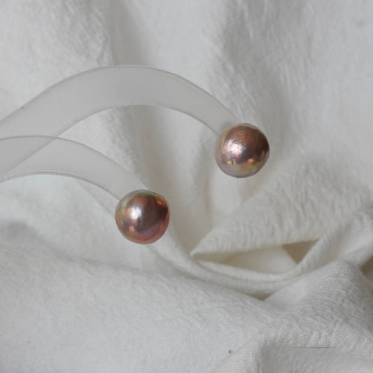 11.5mm-12mm Pearl Earring #95