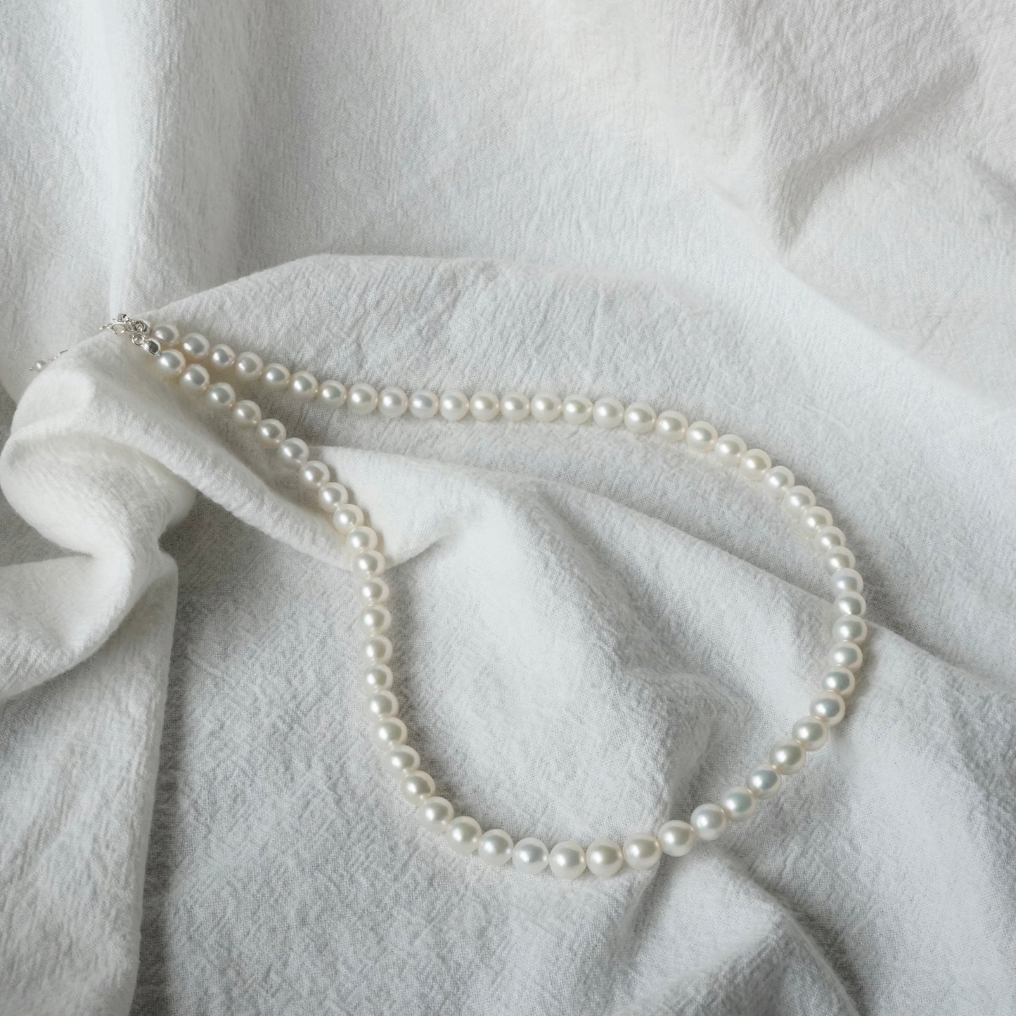 6-6.5mm Pearl Necklace #126