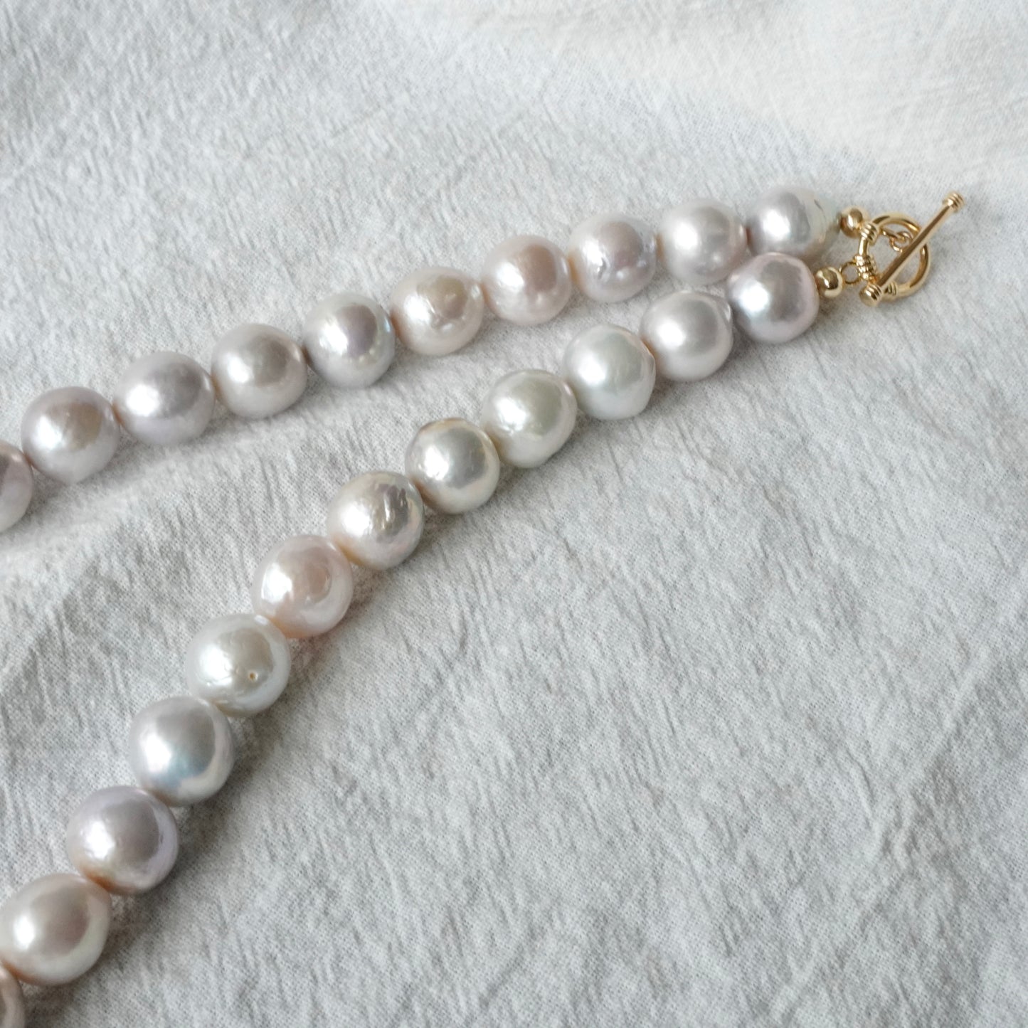 10.5mm-12.5mm Pearl Necklace #122