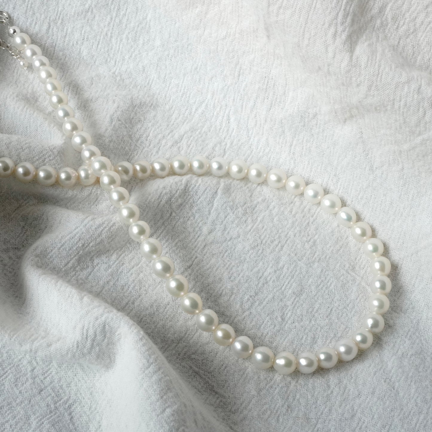 6-6.5mm Pearl Necklace #126