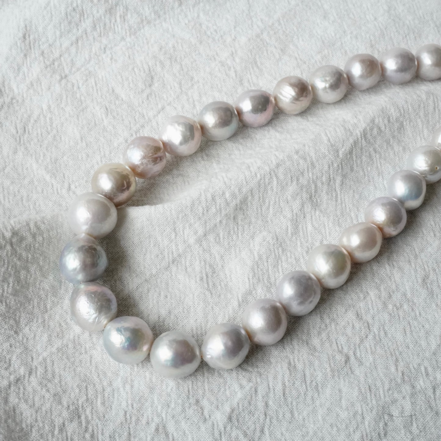 10.5mm-12.5mm Pearl Necklace #122