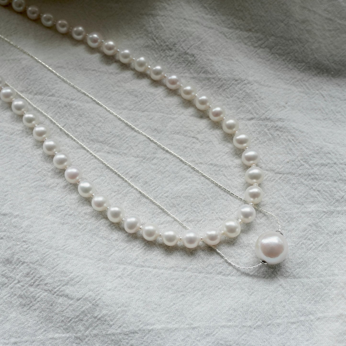 12.5mm Edison Pearl Necklace #2