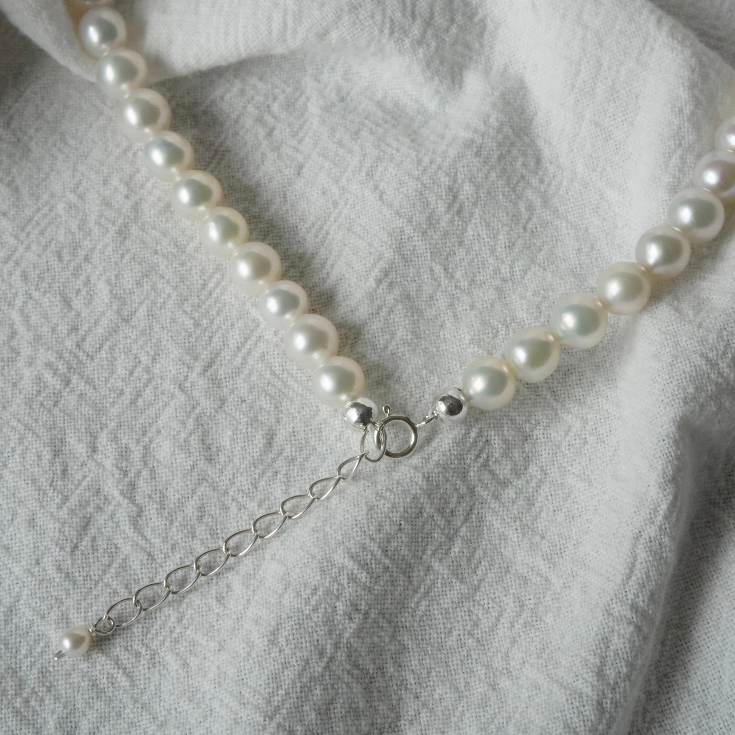 6-6.5mm Pearl Necklace #126