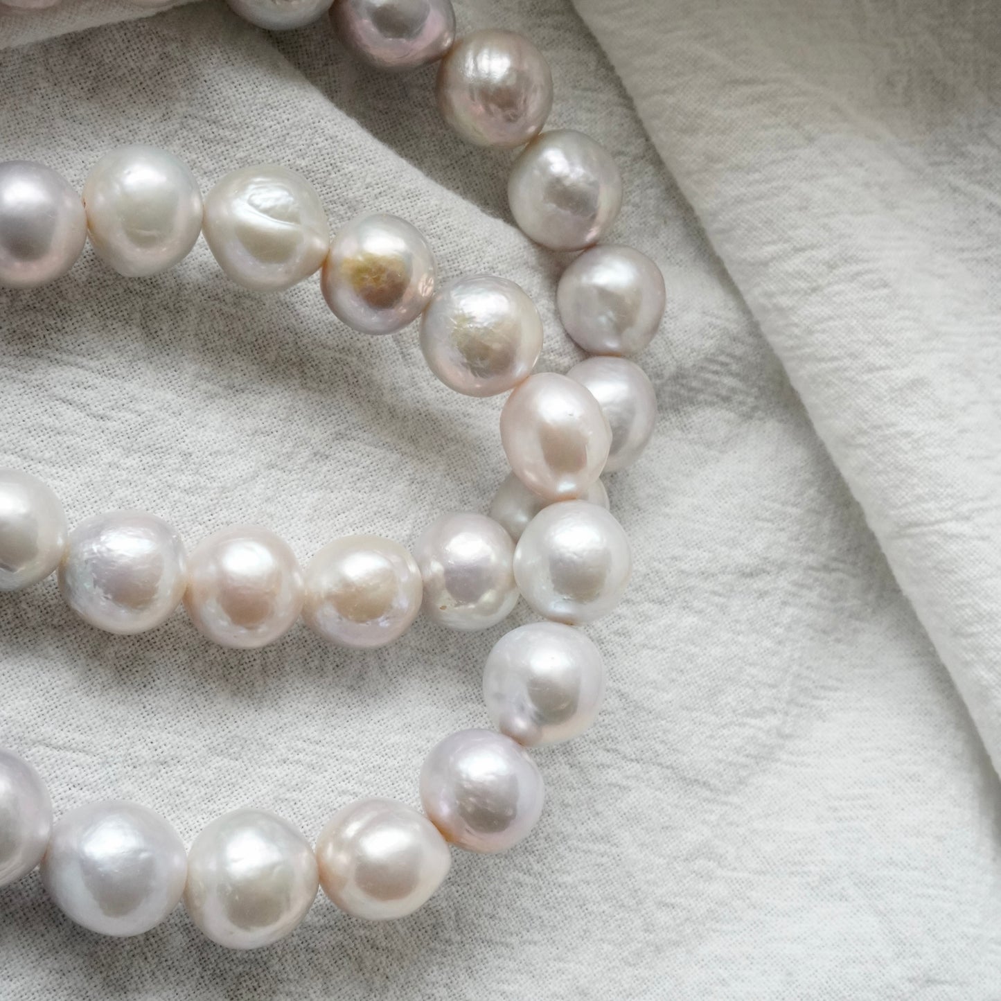 10.5mm-12.5mm Pearl Necklace #122