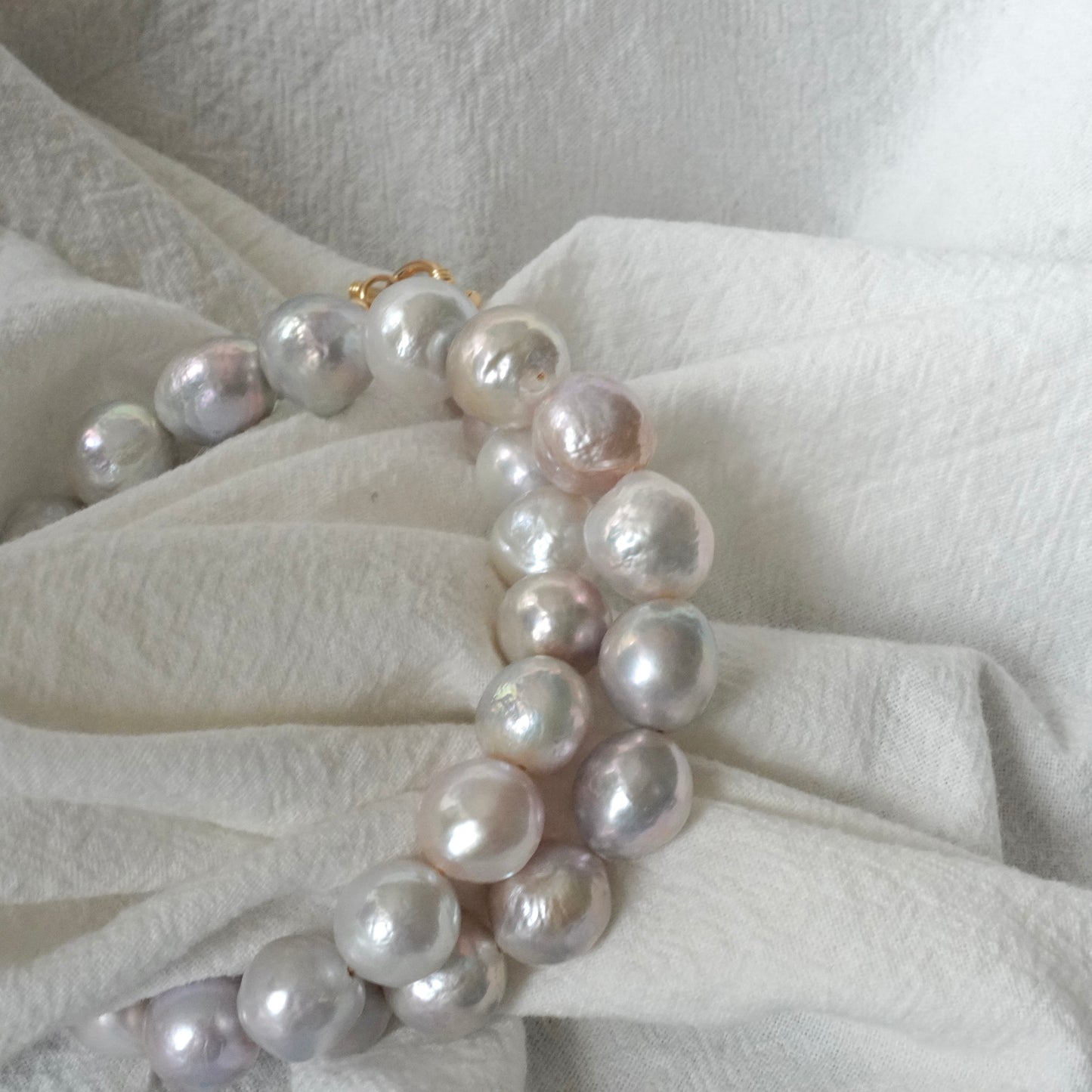 10.5mm-12.5mm Pearl Necklace #122