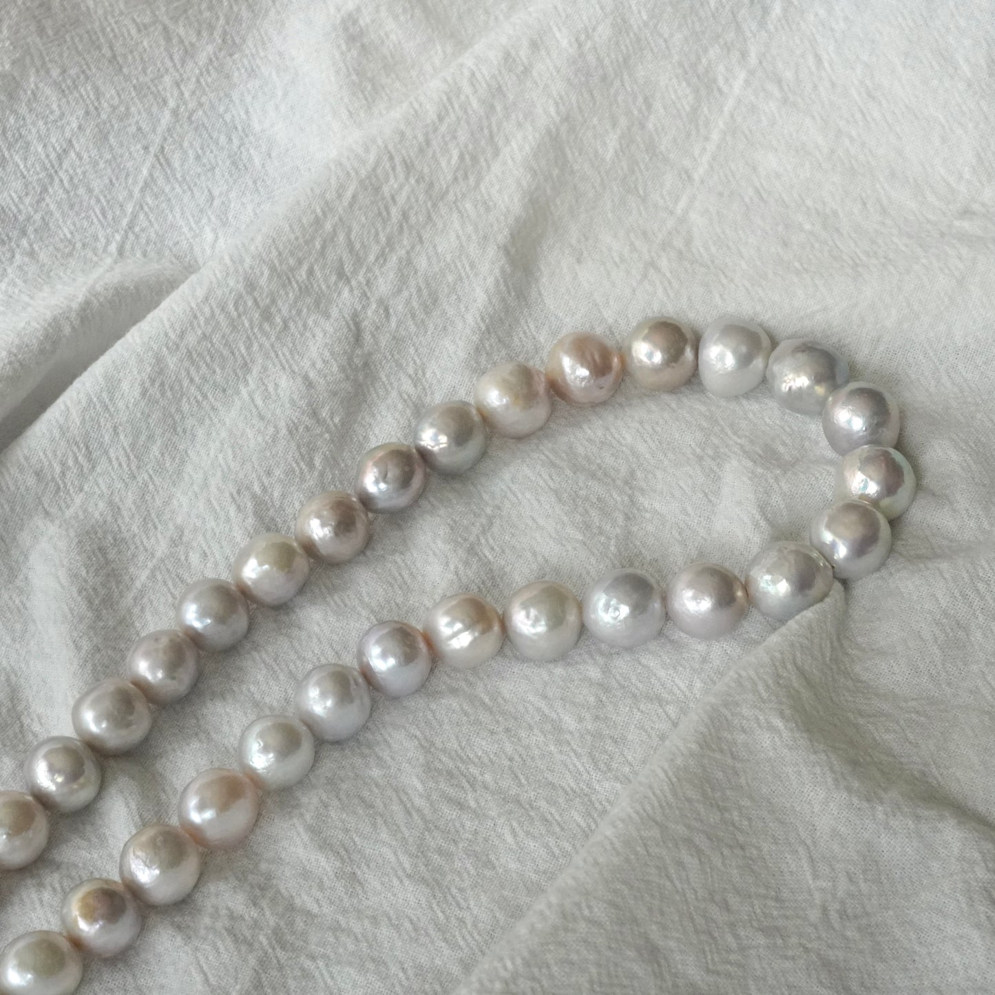 10.5mm-12.5mm Pearl Necklace #122