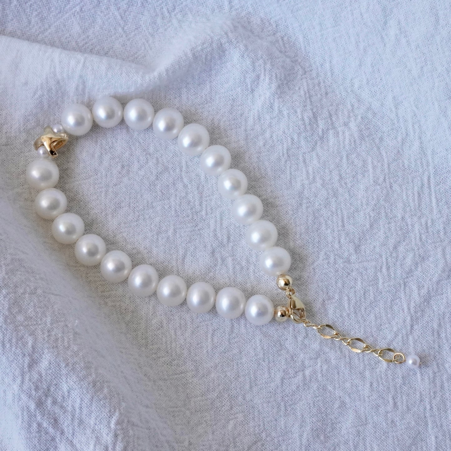 7 - 8.5mm Pearl Bracelet #83