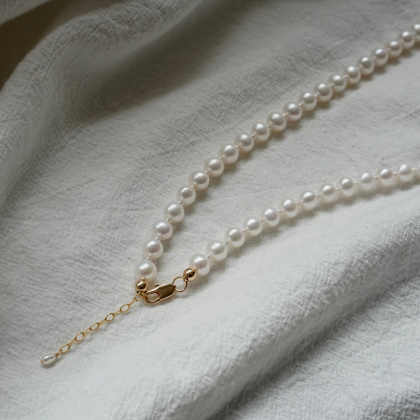 6.5-7.5mm Pearl Necklace #130