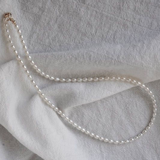 4mm Pearl Necklace #115