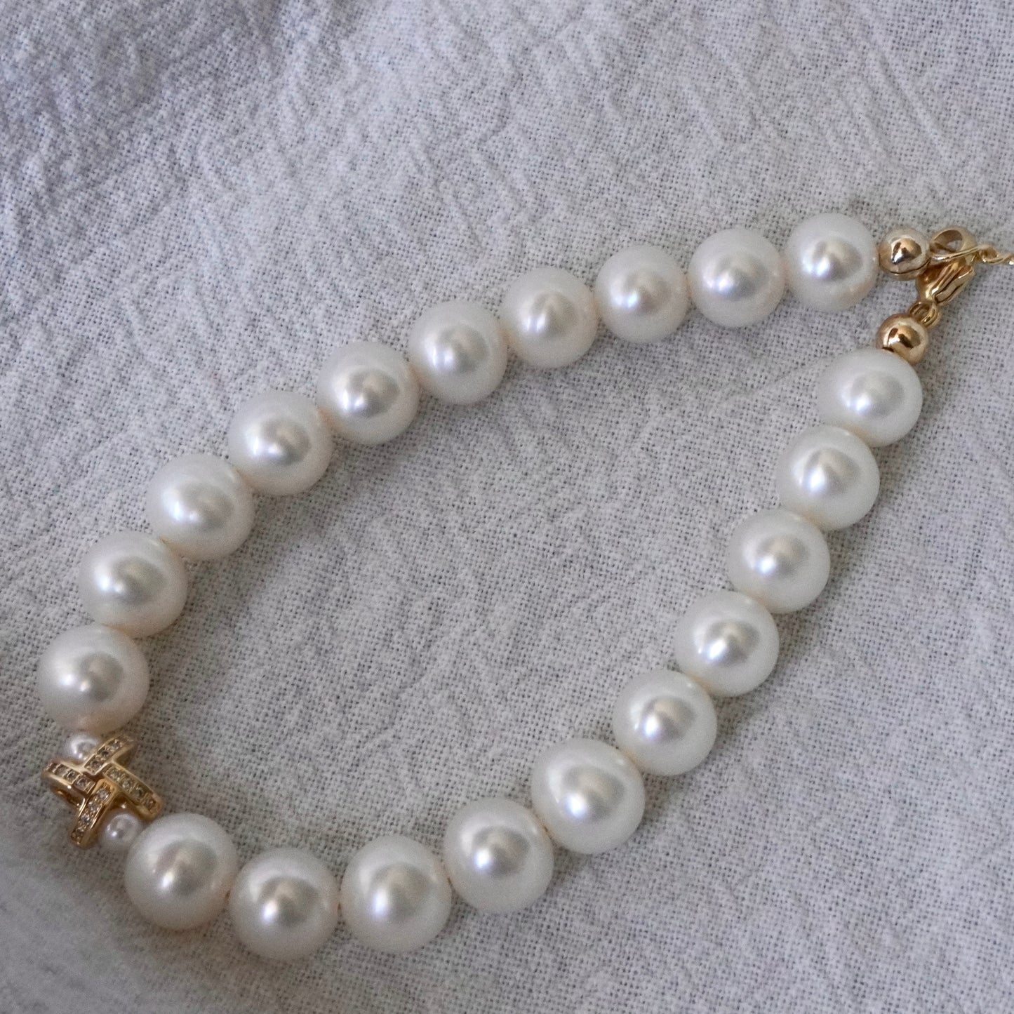 7 - 8.5mm Pearl Bracelet #83